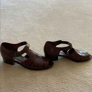 Cole Haan Brown Sandals with Elegant Craftsmanship
